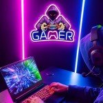 Kavaas Neon Gamer Sign for Room Decor