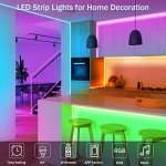 RGB LED Light Strip for Bedroom - 66.5ft