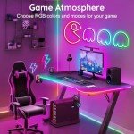 16.4Ft RGB Neon Rope Lights for Gaming Decor