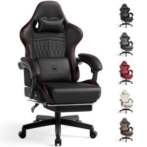 GTPLAYER Ergonomic Gaming Chair with Speakers and Footrest