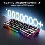 Wireless 65% Gaming Keyboard with Backlit Keys