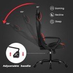Ergonomic Gaming Chair with Massage and Lumbar Support