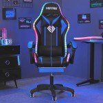 RGB Gaming Chair with Speakers & Massage Function
