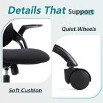 Ergonomic High-Back Gaming Desk Chair with Wheels