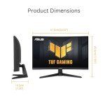 ASUS TUF 27" 1440P Curved HDR Gaming Monitor