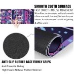 Japanese Comic Gaming Mouse Pad 31.5x15.7 Inch