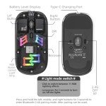 ATTOE RGB Wireless Bluetooth Gaming Mouse