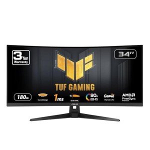 ASUS TUF 34” Ultra-Wide Gaming Monitor 180Hz