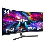 Gawfolk 34" Ultrawide Curved Gaming Monitor 165Hz