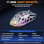 YPBDAN KM-2 Wireless Gaming Mouse with RGB Lights