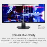 Dell 34" Curved Gaming Monitor - 144Hz WQHD
