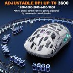 YPBDAN KM-2 Wireless Gaming Mouse with RGB Lights