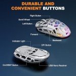 YPBDAN KM-2 Wireless Gaming Mouse with RGB Lights