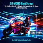 Gawfolk 34" Ultrawide Curved Gaming Monitor 165Hz