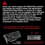 Gawfolk 34" Ultrawide Curved Gaming Monitor 165Hz