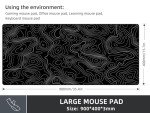 Rinaze XXL Gaming Mouse Pad with Non-Slip Surface
