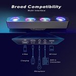 Fifine RGB Bluetooth PC Speakers for Gaming
