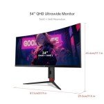 KTC 34" Curved Ultrawide Gaming Monitor 165Hz