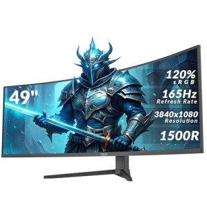ZZA 49" Ultrawide Curved Gaming Monitor 165Hz