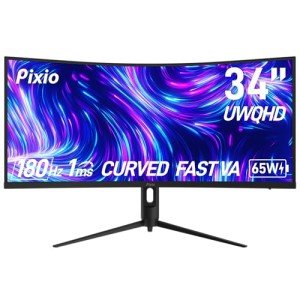 Pixio PXC348C 34" 180Hz Curved Gaming Monitor