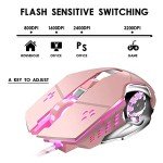 Basaltech RGB Wired Gaming Mouse with 6 Buttons