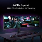 LG 49" UltraGear Curved Gaming Monitor 240Hz