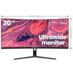 CRUA 30" Ultrawide Curved Gaming Monitor