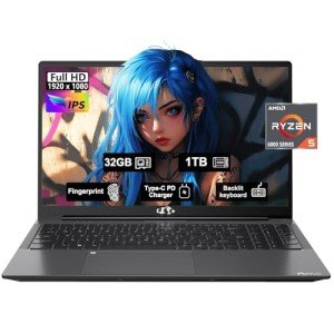 15.6" FHD Gaming Laptop with Ryzen 5 6600H