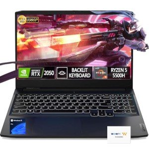 Lenovo Gaming Laptop - RTX 2050, 32GB RAM, 144Hz