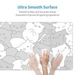 Kawaii Cat Large Gaming Mouse Pad - 31.5” x 11.8”