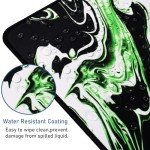Marble Green Extended Gaming Mouse Pad, Non-Slip