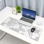 Kawaii Cat Large Gaming Mouse Pad - 31.5” x 11.8”