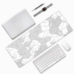 Kawaii Cat Large Gaming Mouse Pad - 31.5” x 11.8”