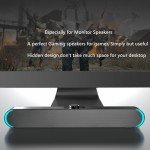 YMG USB Powered Gaming Soundbar Speakers with Mic