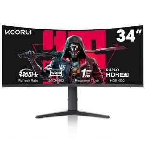 34-Inch Ultrawide Curved WQHD Gaming Monitor