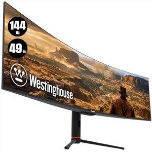 49" Curved Ultrawide Gaming Monitor, 144Hz