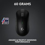 Logitech G PRO X Superlight 2 Wireless Gaming Mouse HERO 2 Sensor, 888 IPS, 44,000 DPI