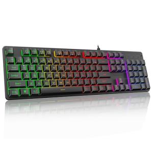 Redragon K521 LED Wired Gaming Keyboard 104 Keys