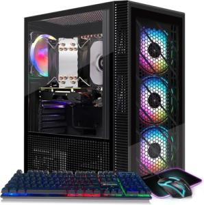 STGAubron Intel i7 Gaming PC with RGB Fans