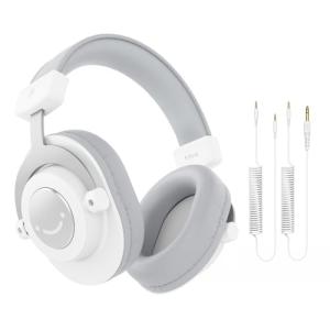 FIFINE Wired Studio Monitor Headphones - White