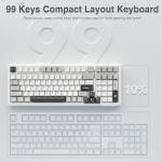 AULA F99 Tri-Mode Wireless Mechanical Gaming Keyboard