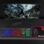 BlueFinger RGB Gaming Keyboard and LED Mouse Set