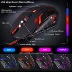 BlueFinger RGB Gaming Keyboard and LED Mouse Set