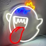King Boo LED Neon Sign for Gaming Room Decor