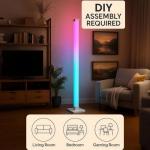 Flupuro ICRGB Music Sync Corner Floor Lamp