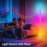 Flupuro ICRGB Music Sync Corner Floor Lamp