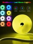 10ft RGB Neon Rope Lights with App Control