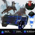 Wireless Rainbow Backlit Gaming Keyboard and Mouse