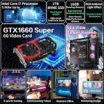 High-Performance Gaming PC with RGB Lights