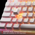 SteelSeries Apex 3 TKL White RGB Gaming Keyboard